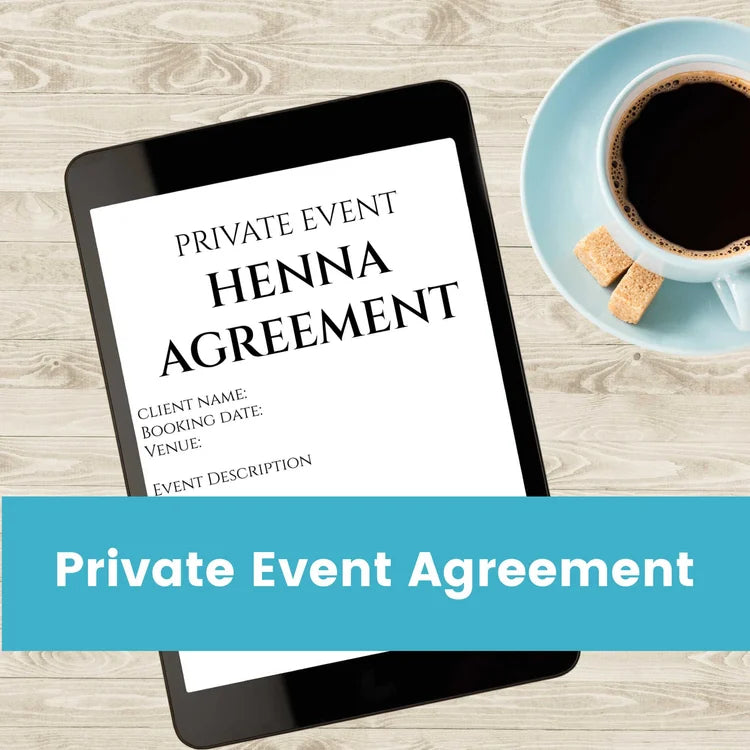 Private Event Henna Agreement