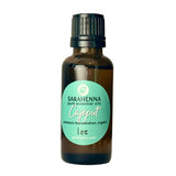 A 1 ounce bottle of organic cajeput essential oil