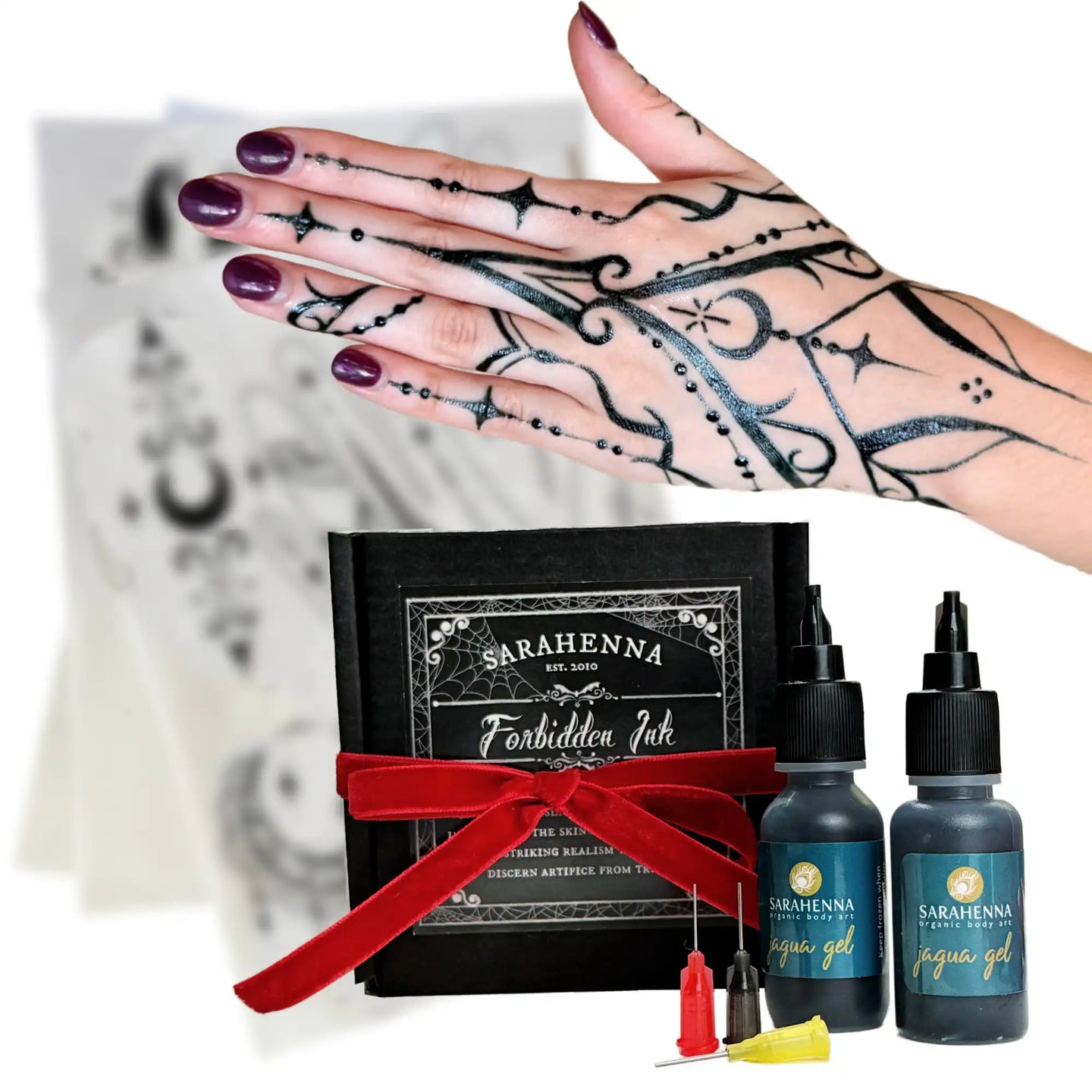 Forbidden Ink Jagua Temporary Tattoo Set