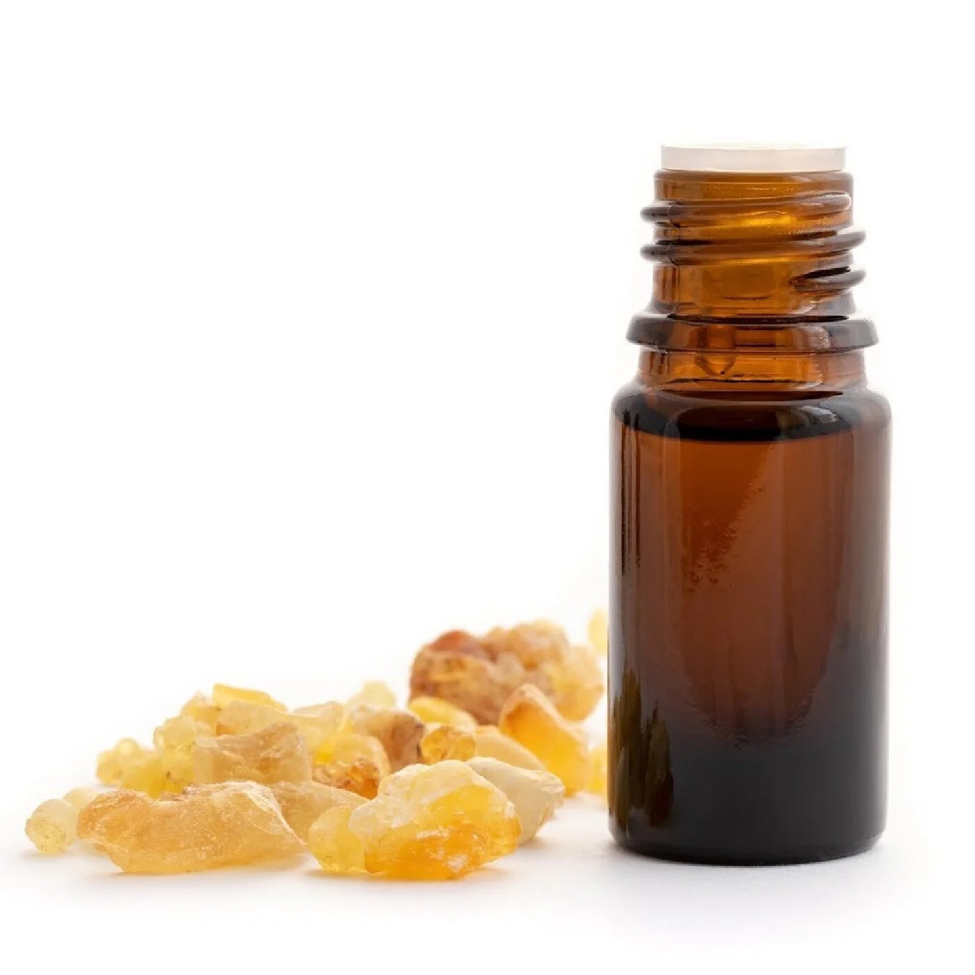 A bottle of frankincense essential oil
