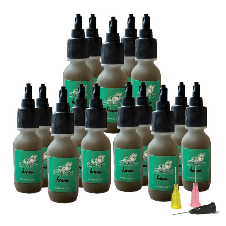 Henna Bottles Ready to Use, Organic