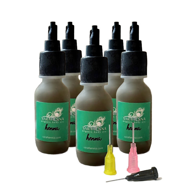 Henna Bottles Ready to Use, Organic