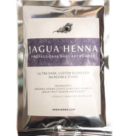 A bag of fresh jagua henna powder
