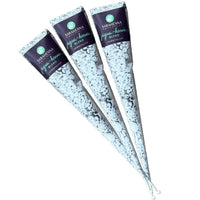 Three fresh handmade jagua henna cones
