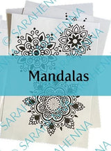 Stencil Set for Henna and Jagua