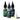 A set of 3 fresh henna, jagua and jagua-henna bottles 