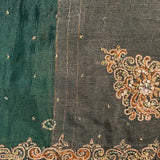Vintage Dupatta: Deep Emerald