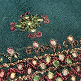 Vintage Dupatta: Deep Jade