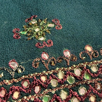 Vintage Dupatta: Deep Jade