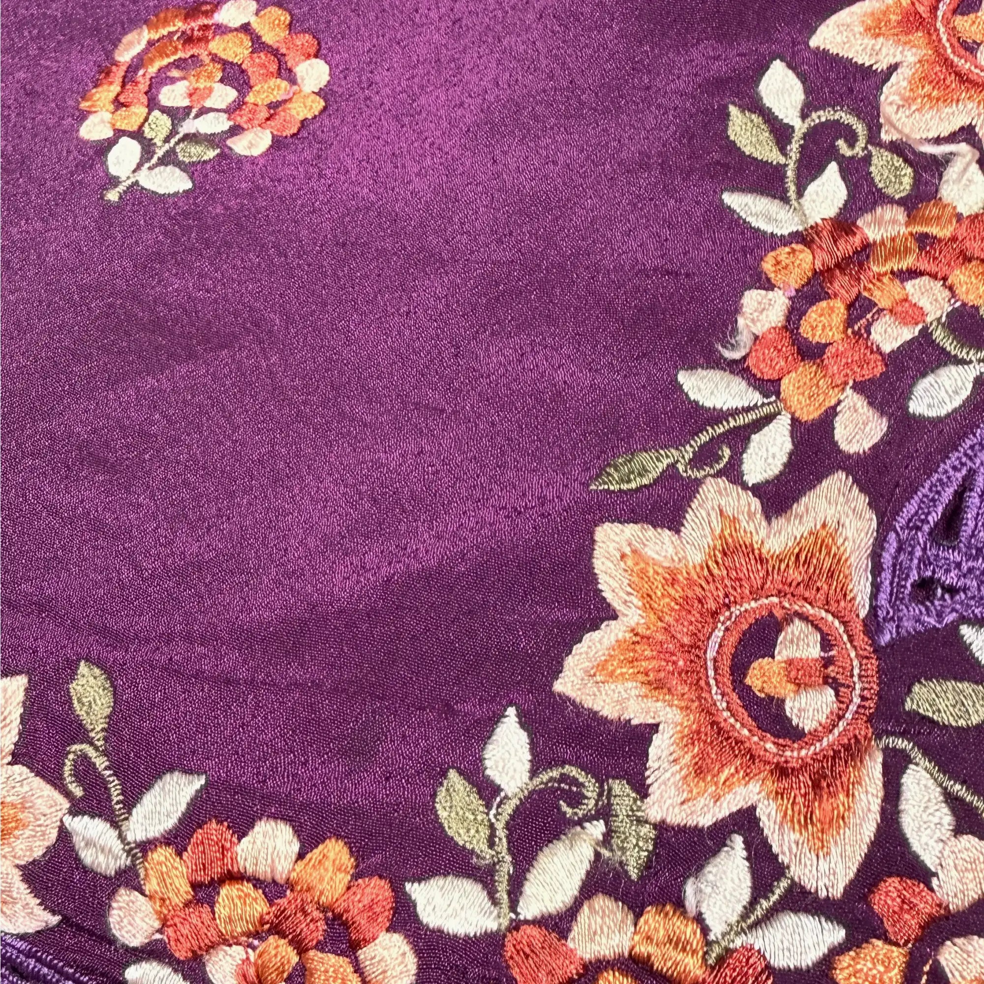 Vintage Dupatta: Deep Purple