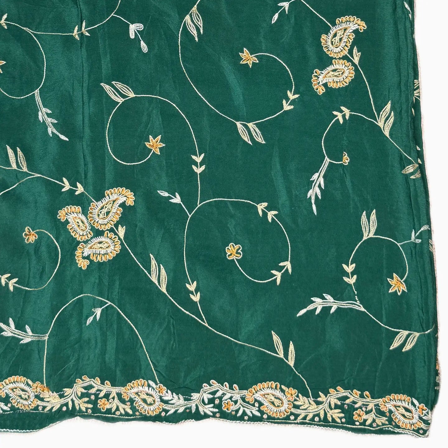 Vintage Dupatta: Dark Green
