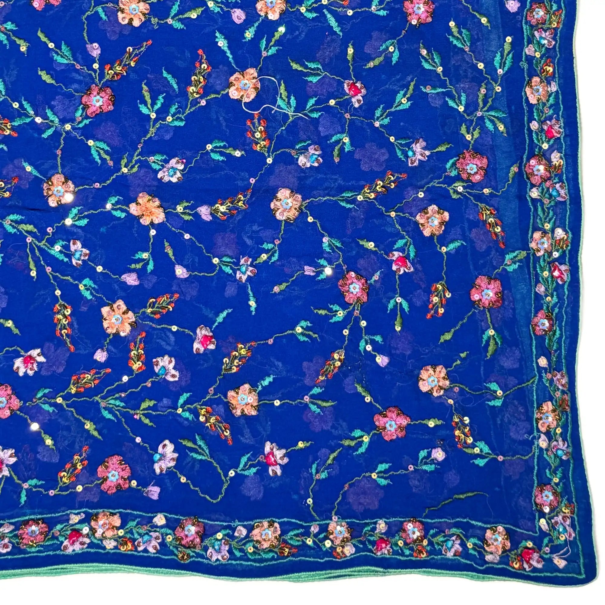 Vintage Dupatta: Indigo