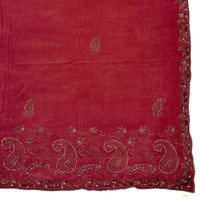 Vintage Dupatta: Maroon
