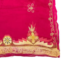 Vintage Dupatta: Pink+Gold #1