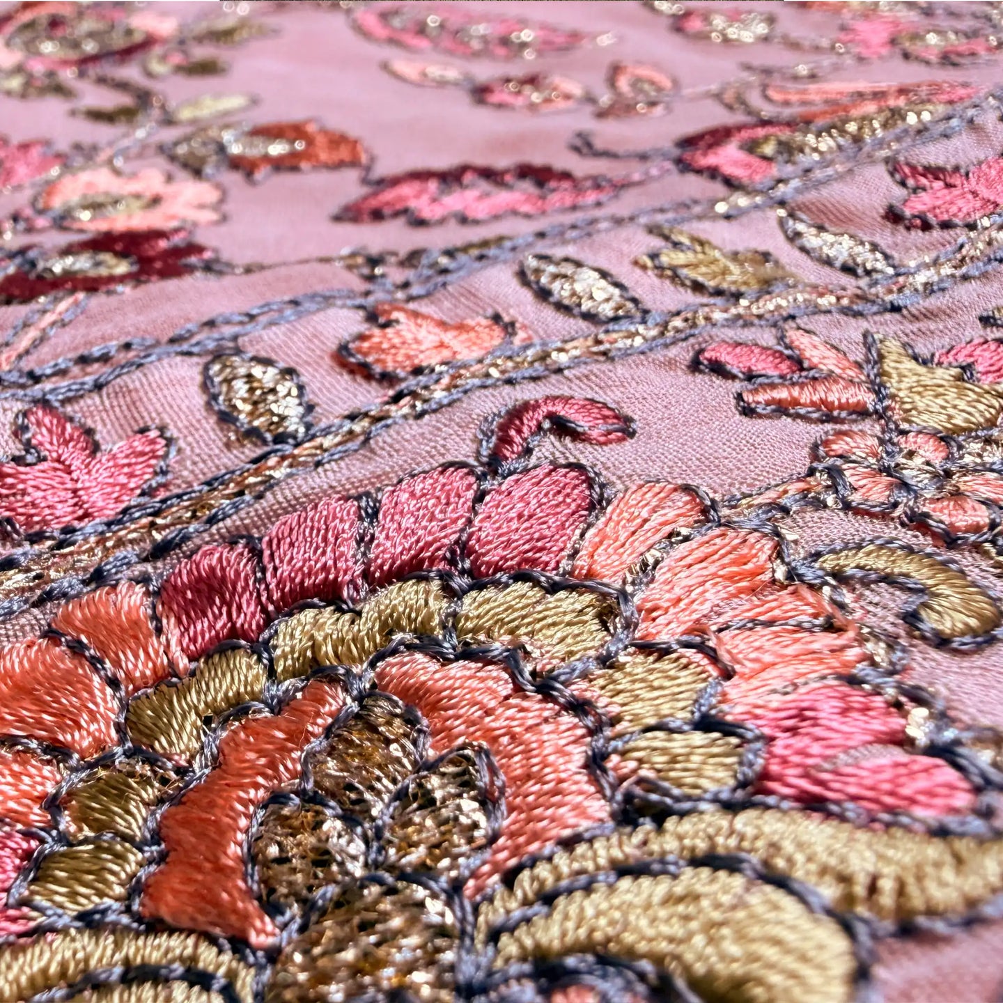 Vintage Dupatta: Soft Pink