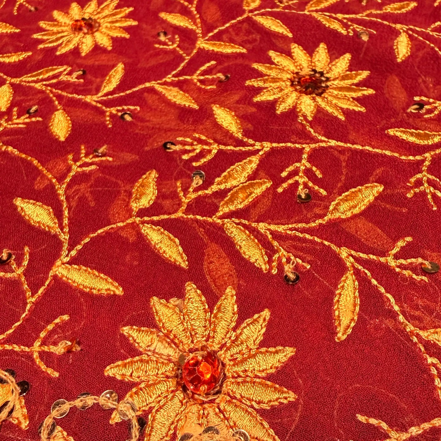 Vintage Dupatta: Sunflower