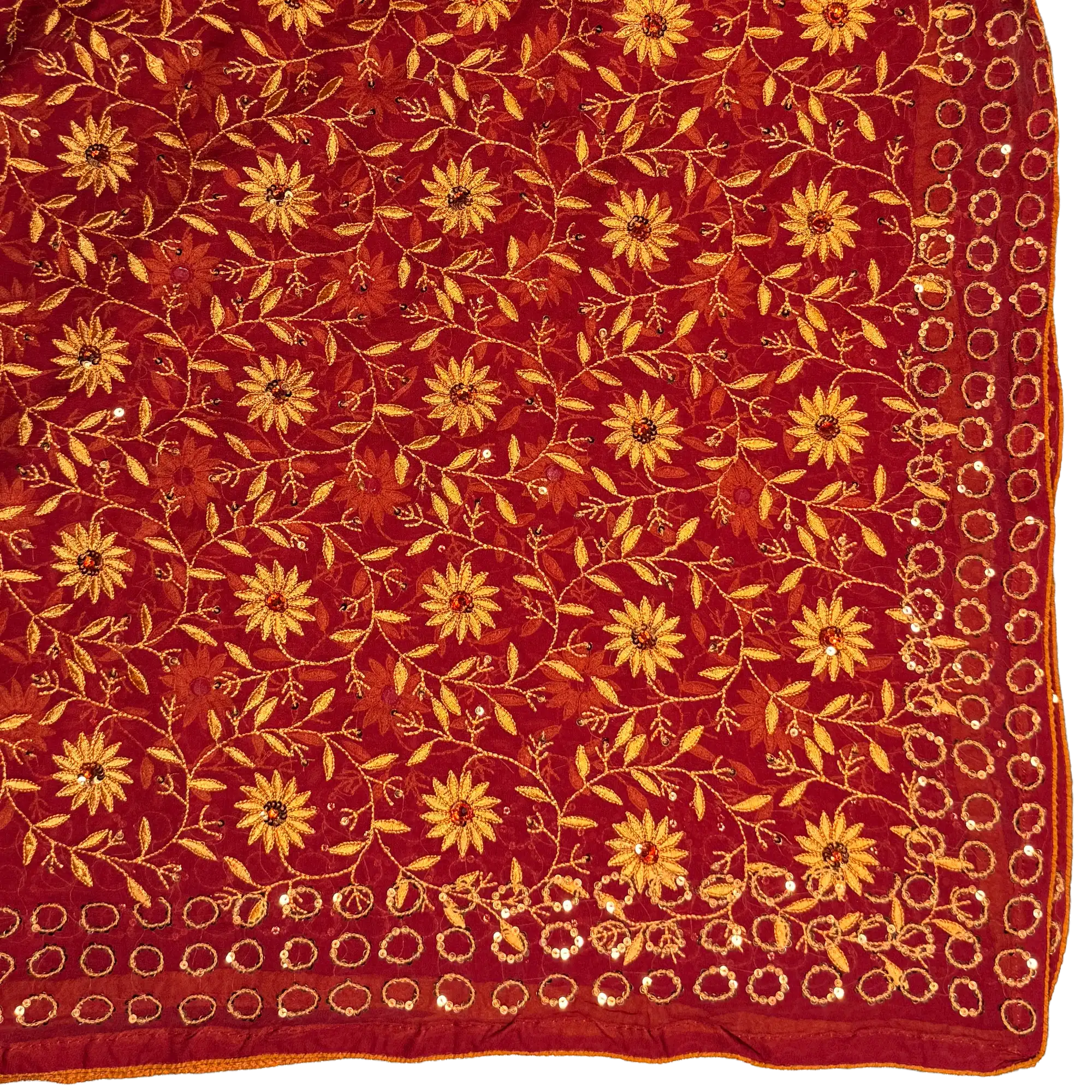 Vintage Dupatta: Sunflower