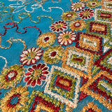 Vintage Dupatta: Turquoise+Multi