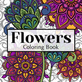 Flowers coloring eBook