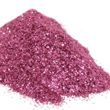 Bright pink  cosmetic glitter