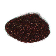 Dark reddish brown cosmetic glitter