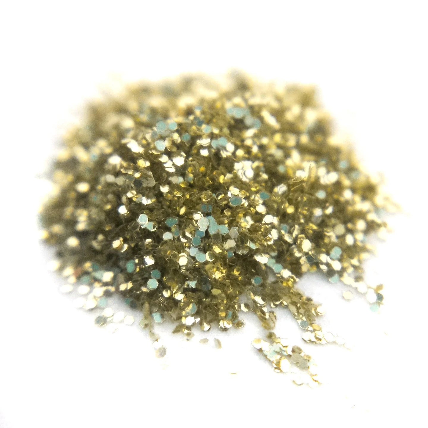 Gold cosmetic glitter