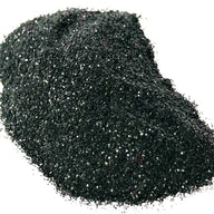Black cosmetic glitter