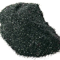 Black cosmetic glitter