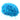 Bright blue cosmetic glitter