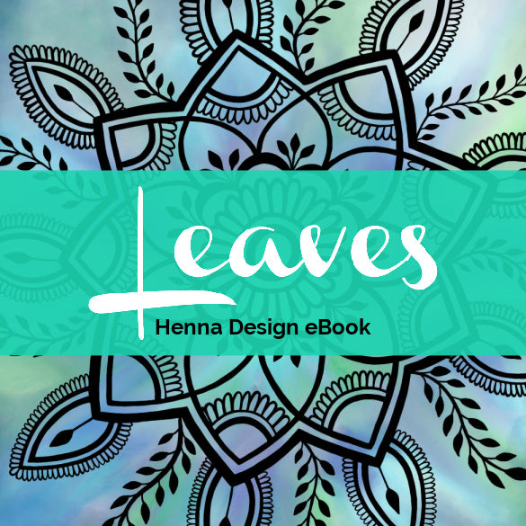 Leaves henna design eBook