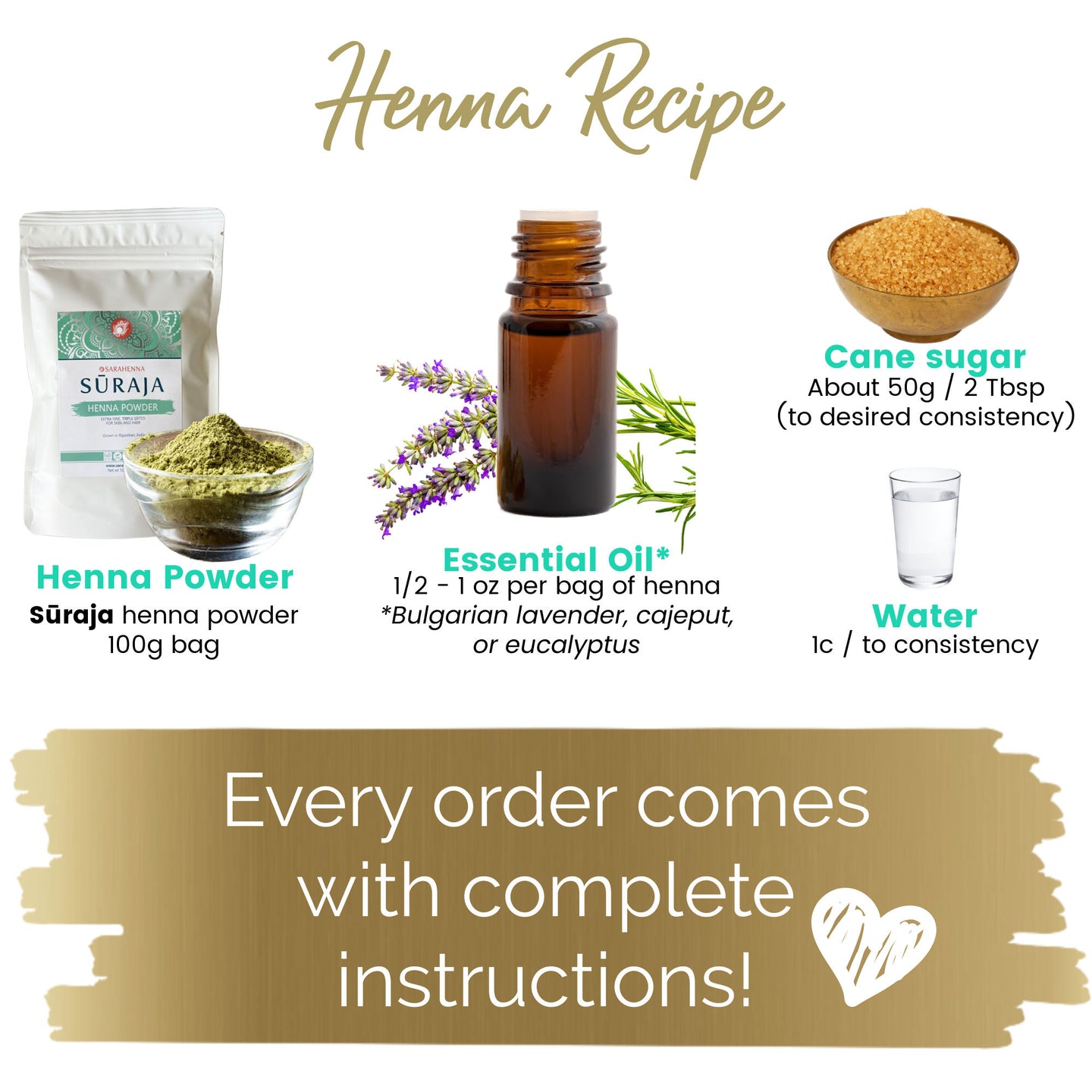 Suraja Henna Powder, Organic