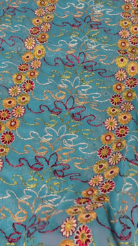 dupatta-turquoise-multi