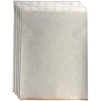 Five sheets of stencil paper